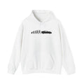 Nissan GT-R hoodie by From Stone To Steel, White: ape to human to Nissan GT-R car evolution print